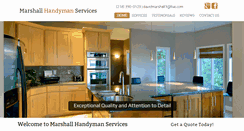 Desktop Screenshot of marshallhandymanservices.com